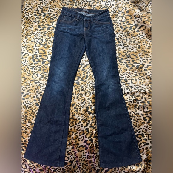Guess Dark Blue Flare Jeans - Picture 1 of 4